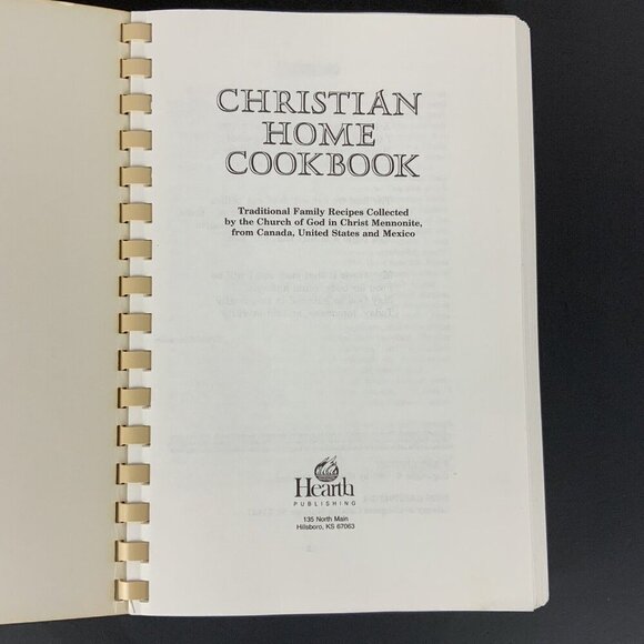 Christian Home Cookbook Traditional Family Recipes Mennonite Church Women 1991 - Picture 4 of 12